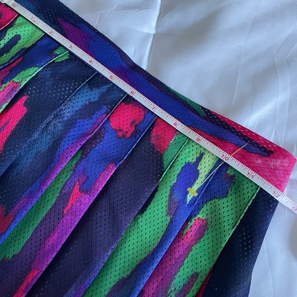 Adidas Women's Colorful Pleated Mini Skirt - Picture 6 of 6